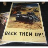 A LOT OF TWO WWII POSTERS