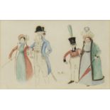 A PAIR OF WATERCOLOURS BY RANDOLPH CALDECOTT