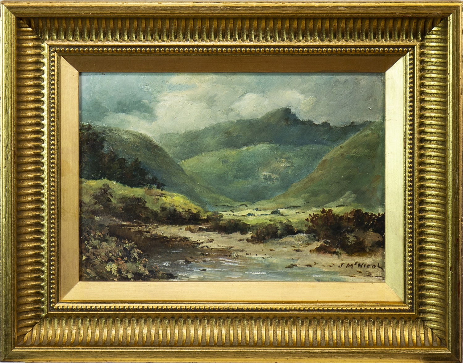 GLEN ROSA, AN OIL BY JOHN MCNICOL