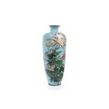 AN EARLY 20TH CENTURY JAPANESE CLOISONNE VASE