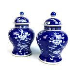A PAIR OF CHINESE LIDDED VASES