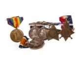 A COLLECTION OF MEDALS INCLUDING THE EGYPT MEDAL AND THE KHEDIVE'S STAR MEDAL 1882
