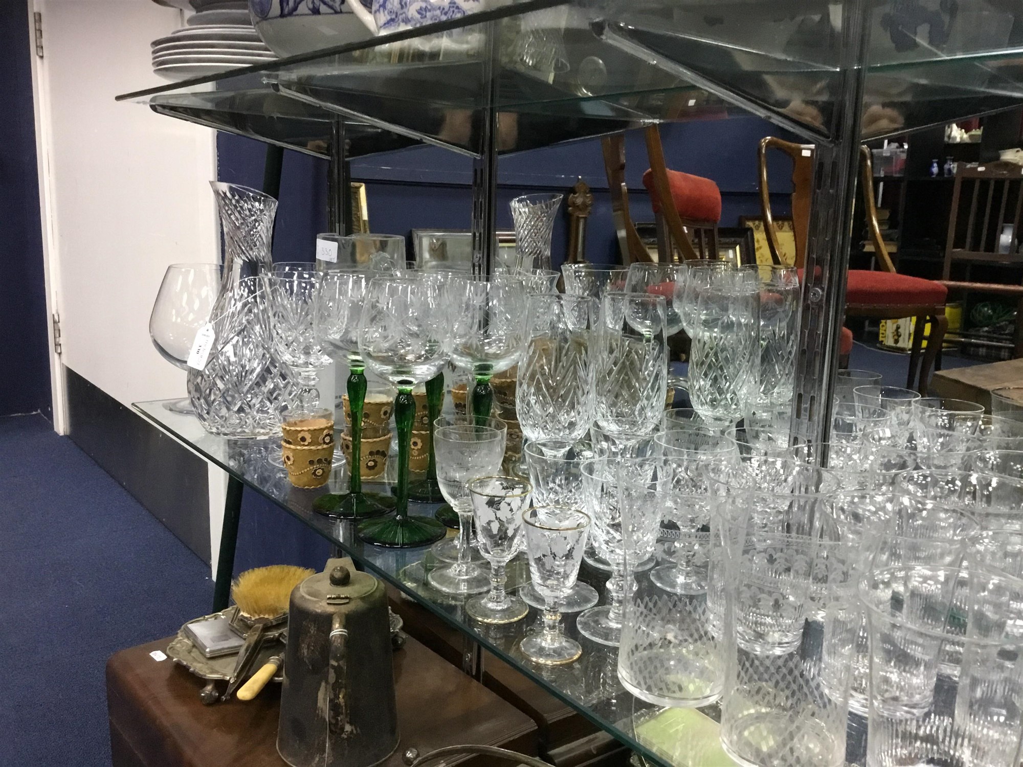 A COLLECTION OF DRINKING GLASSES - Image 2 of 2