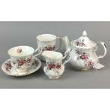 A ROYAL ALBERT LAVENDER ROSE PART TEA AND COFFEE SERVICE