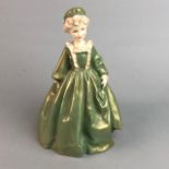 A ROYAL WORCESTER FIGURE OF 'GRANDMOTHERS DRESS'