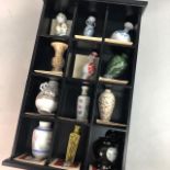 A COLLECTION OF MINIATURE CHINESE VASES