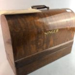 CASED SINGER SEWING MACHINE