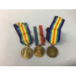 TWO WWI CIVILISATION MEDALS AND OTHER MEDALS