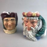 TWO ROYAL DOULTON CHARACTER JUGS