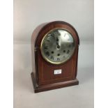 AN EDWARDIAN MANTEL CLOCK