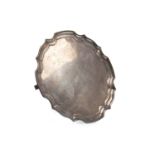 A GEORGE V SILVER SALVER