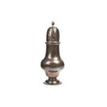 A GEORGE II SUGAR CASTER