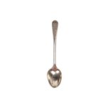 A SCOTTISH PROVINCIAL SILVER TEA SPOON