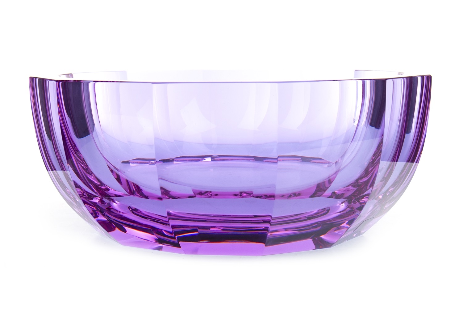 AN ASPREY OF LONDON AMETHYST FRUIT BOWL