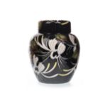 A MOORCROFT 'JAPANESE HONEYSUCKLE' LIDDED GINGER JAR