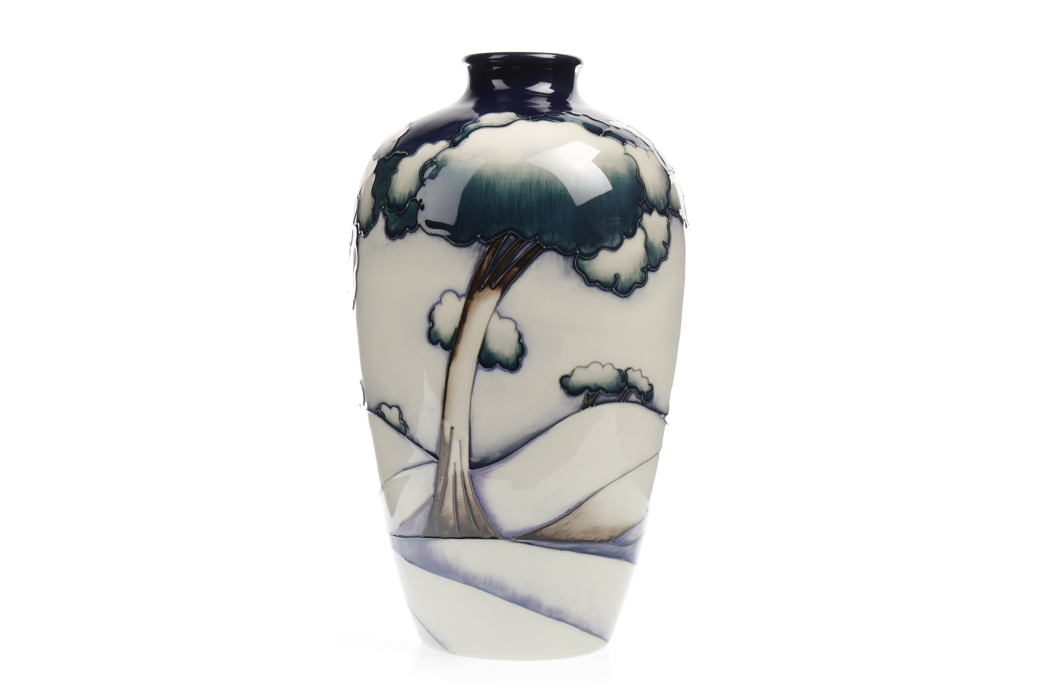 A MOORCROFT 'WINTER TREES' VASE