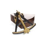 AN EARLY 20TH CENTURY SEXTANT FRAME