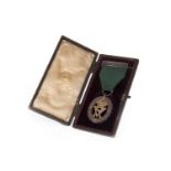 A VICTORIAN VOLUNTEER OFFICERS' SILVER MEDAL