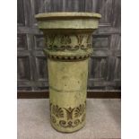 A TERRACOTTA CHIMNEY POT IN THE STYLE OF ALEXANDER GREEK THOMSON