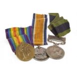 A SERVICE MEDAL GROUP AWARDED TO GNR S. CORKE R.A.