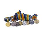 A LOT OF FOUR WWI MEDAL GROUPS