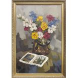 STILL LIFE WITH FLOWERS, AN OIL