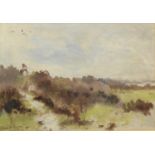 FIGURE IN LANDSCAPE, A WATERCOLOUR BY CHRISTOPER PETTAFOR