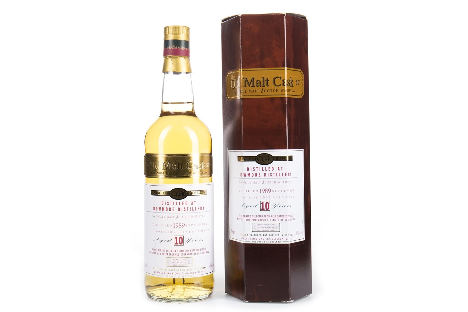 BOWMORE 1989 OLD MALT CASK AGED 10 YEARS