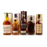 FIVE BOTTLES OF SINGLE MALT SCOTCH WHISKY