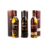 THREE BOTTLES OF GLENFIDDICH