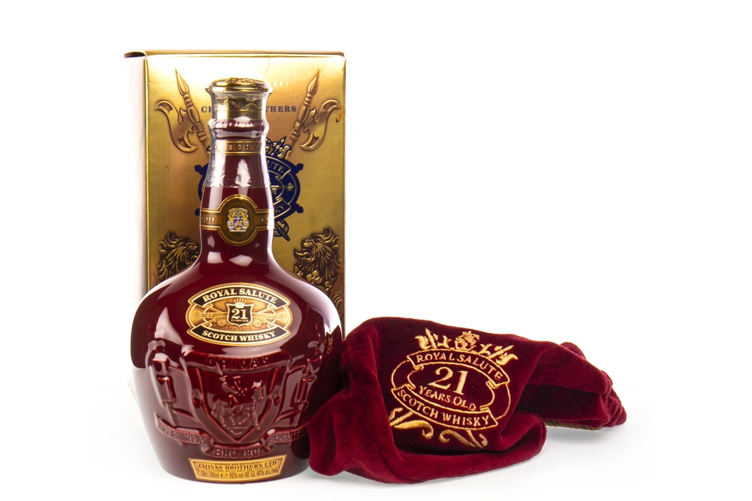 ROYAL SALUTE AGED 21 YEARS - RUBY FLAGON