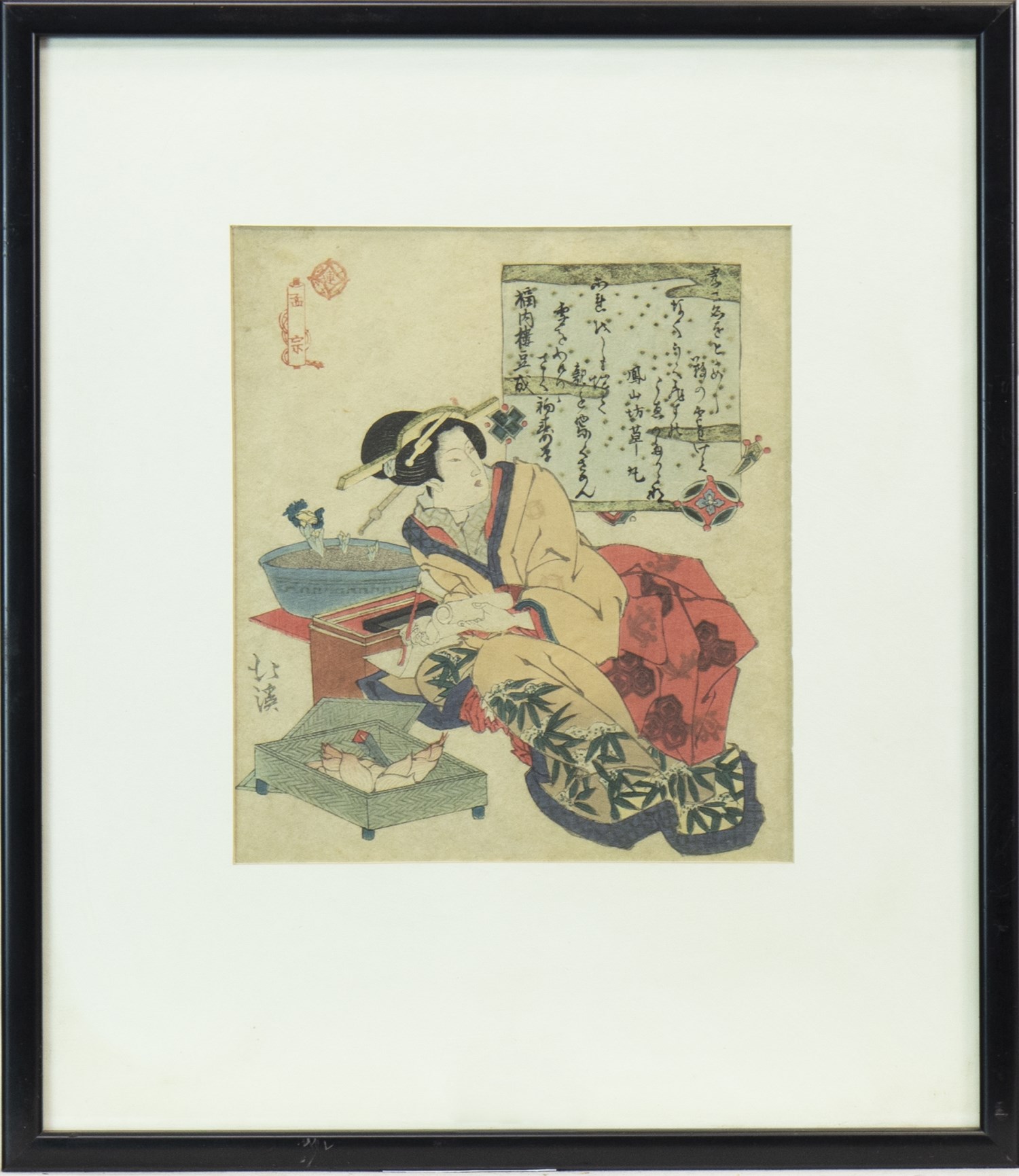 FIVE JAPANESE WOODBLOCK PRINTS - Image 3 of 5