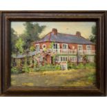 COUNTRY HOUSE, AN OIL ATTRIBUTED TO WILFRED GABRIEL DE GLEHN