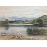 LOCH DAVAAN, A WATERCOLOUR BY JOHN MITCHELL