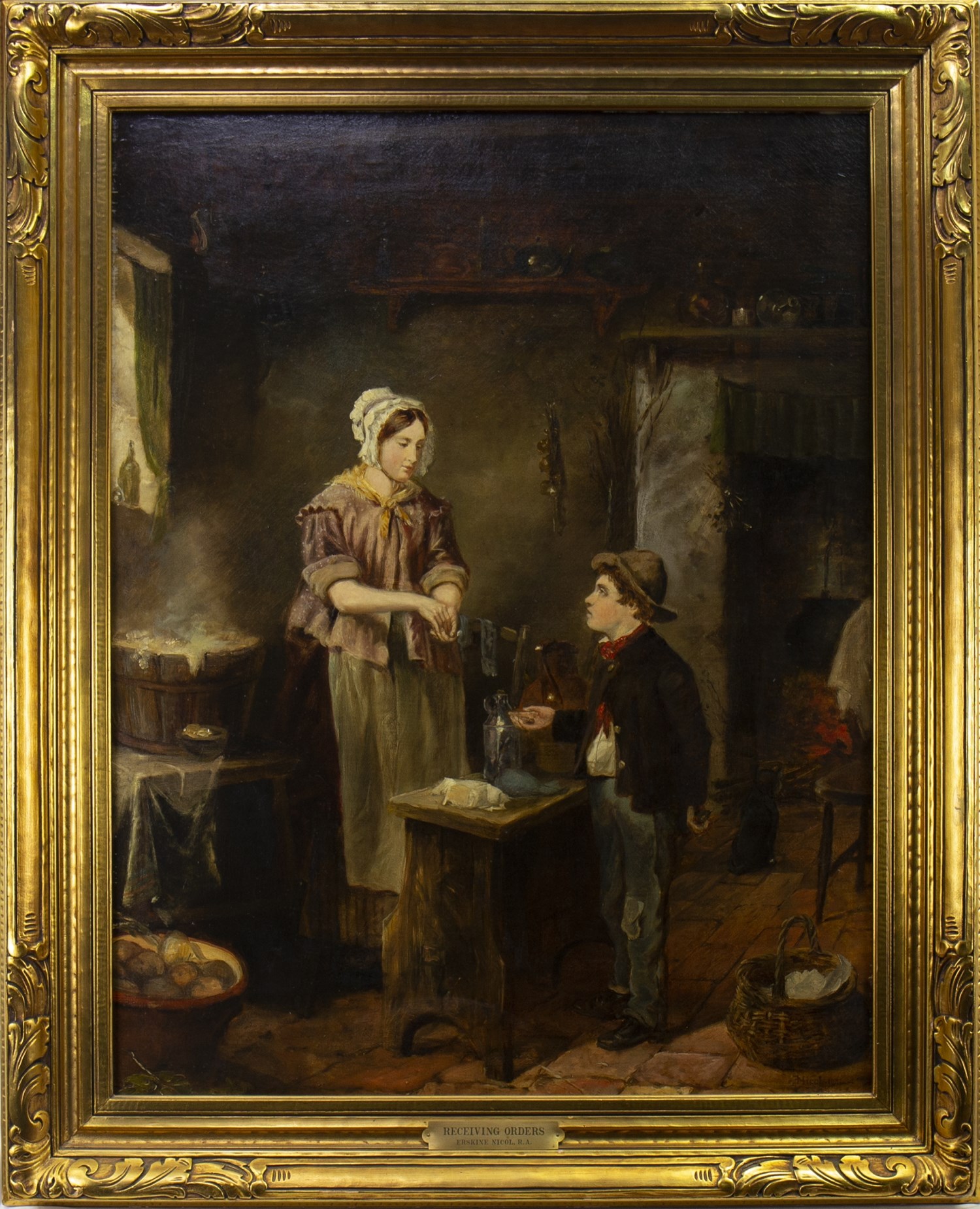 RECEIVING ORDERS, AN OIL BY ERSKINE NICOL