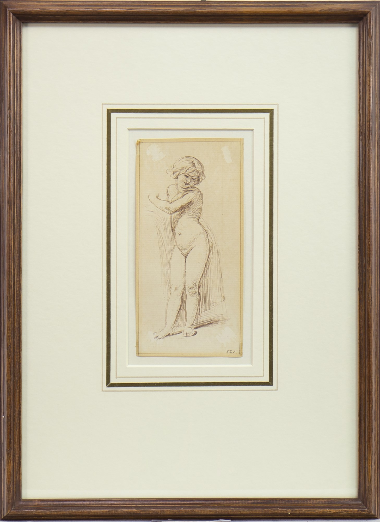 SKETCH OF A CHILD, BY WILLIAM EDWARD FROST - Image 2 of 2