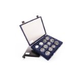 AN MDM THE CROWN COLLECTIONS LIMITED TWENTY FOUR COIN SET