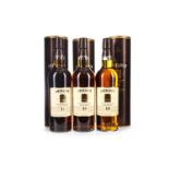 THREE BOTTLES OF ABERLOUR 10 YEARS OLD