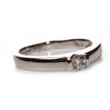 A DIAMOND SOLITAIRE RING