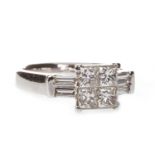 A DIAMOND DRESS RING