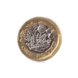 A MISTRIKE £1 ONE POUND COIN DATED 2017