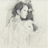 FLAMENCA, A PENCIL SKETCH BY GERARD BURNS