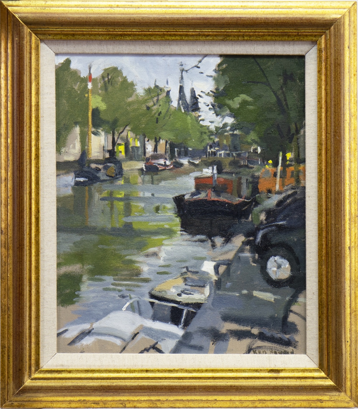 AMSTERDAM, AN OIL BY KEN HOWARD