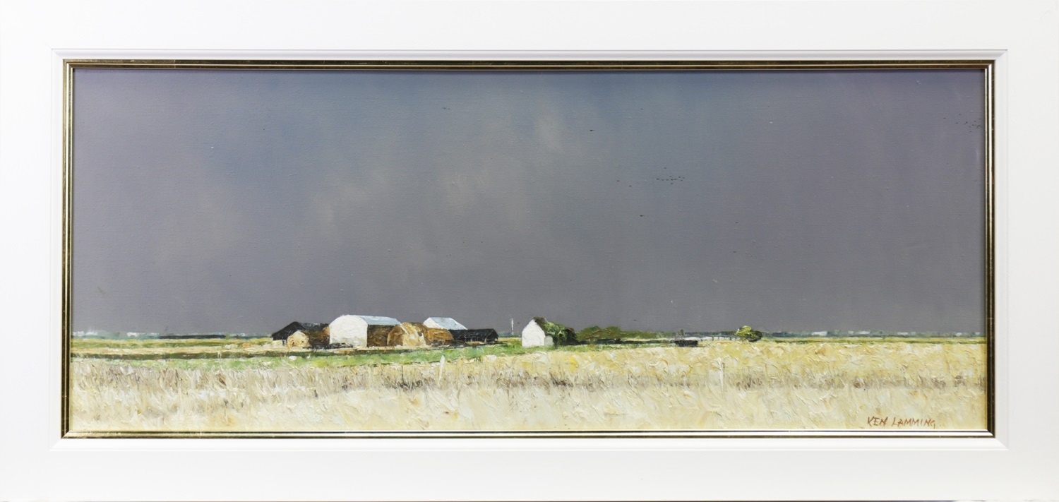 GREY SKIES, AN OIL BY KEN LAMMING