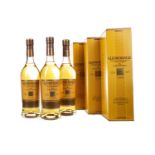 THREE BOTTLES OF GLENMORANGIE 10 YEARS OLD