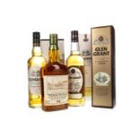 GLEN GRANT AGED 10 YEARS, MAJORS RESERVE AND STRATHISLA AGED 12 YEARS