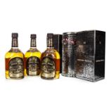 THREE BOTTLES OF CHIVAS REGAL 12 YEARS OLD