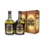 TWO BOTTLES OF CHIVAS REGAL SILVER JUBILEE AGED 12 YEARS