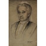 PORTRAIT OF AN ELDERLY LADY, A PASTEL BY JAMES PATERSON