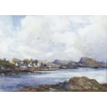 PLOCKTON FROM THE RAILWAY, A WATERCOLOUR BY HENRY RAEBURN DOBSON